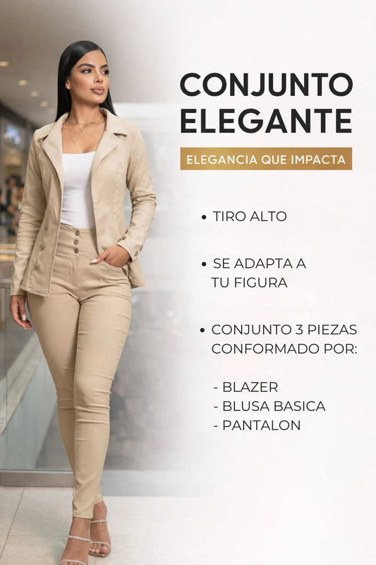 Conjunto Elegante 3 Piezas